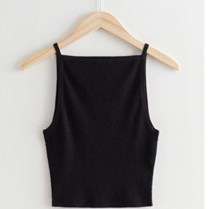 &other stories ribbed knit tank